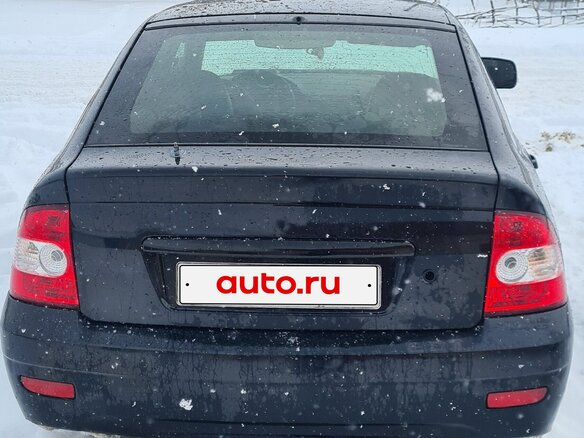 2008 Lada (ВАЗ) Priora I, чёрный, 280000 рублей - вид 1