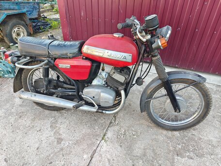 1983 Jawa 350/634, красный, 200000 рублей, вид 5