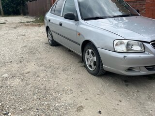 2002 Hyundai Accent II, серебристый, 250000 рублей, вид 3