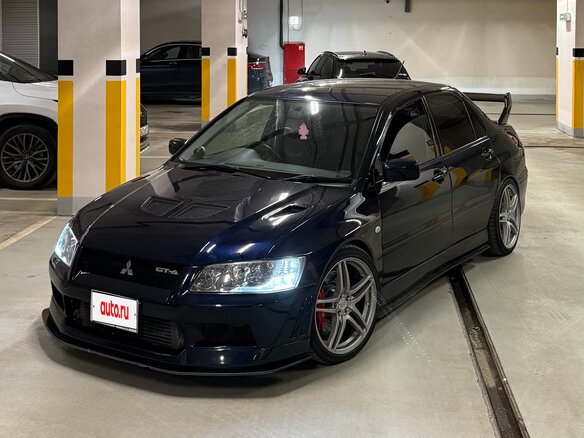 2002 Mitsubishi Lancer Evolution VII, синий