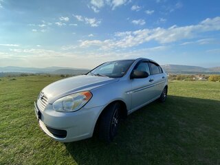 2007 Hyundai Verna II, серебристый, 450000 рублей, вид 2