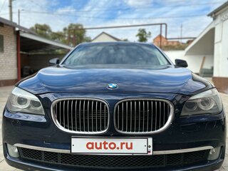 2009 BMW 7 серии Long 750Li xDrive V (F01/F02/F04), синий, 1400000 рублей, вид 3
