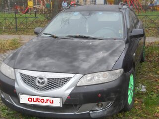 2007 Mazda 6 I (GG) Рестайлинг, чёрный, 199000 рублей, вид 3