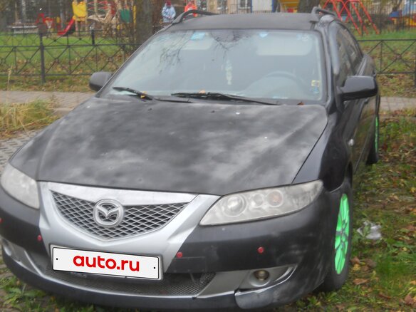 2007 Mazda 6 I (GG) Рестайлинг, чёрный, 199000 рублей - вид 2