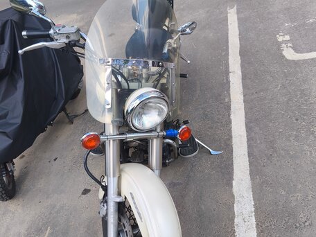 2003 Yamaha XVS400 Drag Star, белый, 220000 рублей, вид 4
