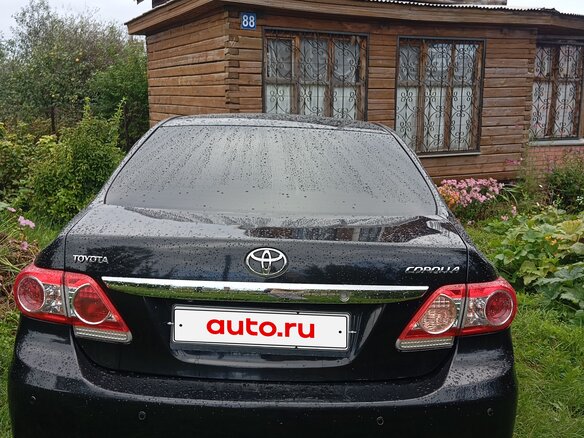 2010 Toyota Corolla X (E140, E150) Рестайлинг, чёрный, 1100000 рублей - вид 5