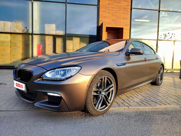 2013 BMW 6 серии Gran Coupe 640d xDrive III (F06/F13/F12), коричневый, 2500000 рублей - вид 16