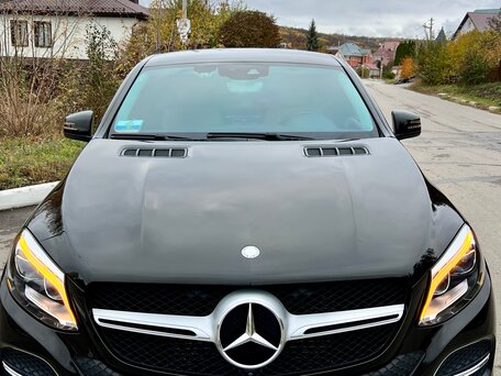 2017 Mercedes-Benz GLE Coupe 350 d I (C292), чёрный, вид 4