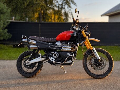 2023 Triumph Scrambler, красный, 1283311 рублей, вид 2