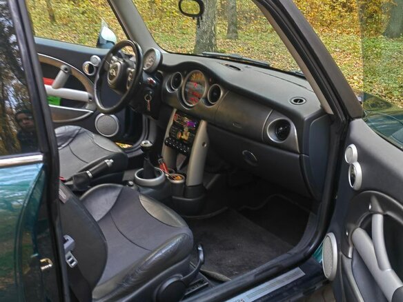 2004 Mini Hatch Cooper S I (R50), зелёный, 450000 рублей - вид 14