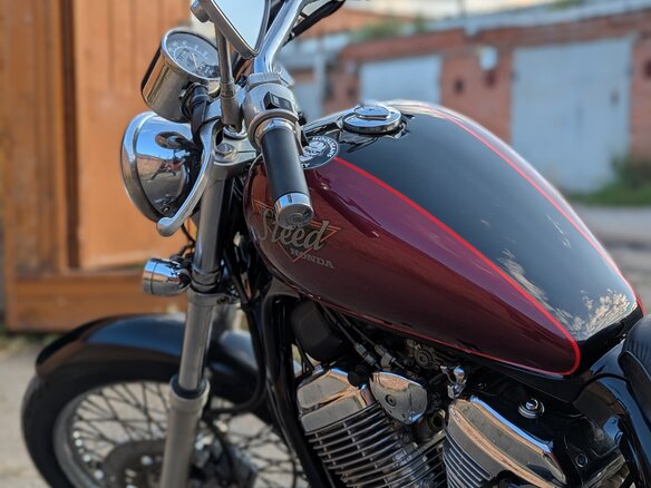 1992 Honda Steed 400, чёрный, 280000 рублей - вид 1