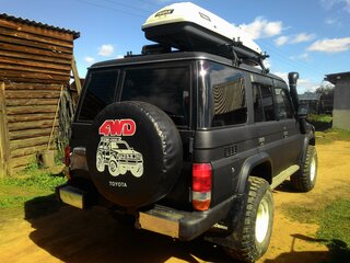 1994 Toyota Land Cruiser Prado 70 Series, чёрный, 3222777 рублей, вид 4