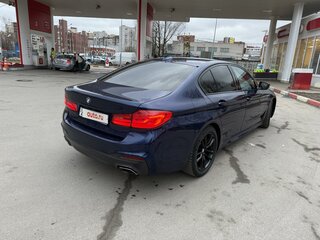 2019 BMW 5 серии 530i xDrive VII (G30/G31/G38), синий, 3200000 рублей, вид 4