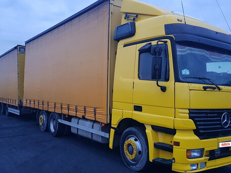1999 Mercedes-Benz Actros, жёлтый, 2500000 рублей, вид 2