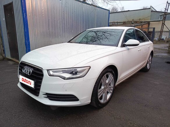 2011 Audi A6 IV (C7), белый, 1450000 рублей - вид 1