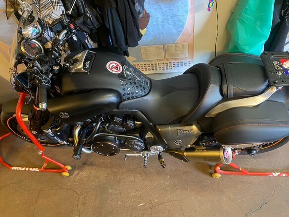 2009 Yamaha VMAX 1700, чёрный, 1700000 рублей - вид 3