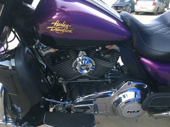 2011 Harley-Davidson Electra Glide, фиолетовый, 1199777 рублей - вид 12