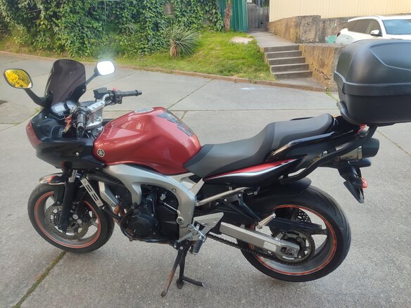 2009 Yamaha FZ6, красный, 380000 рублей - вид 4