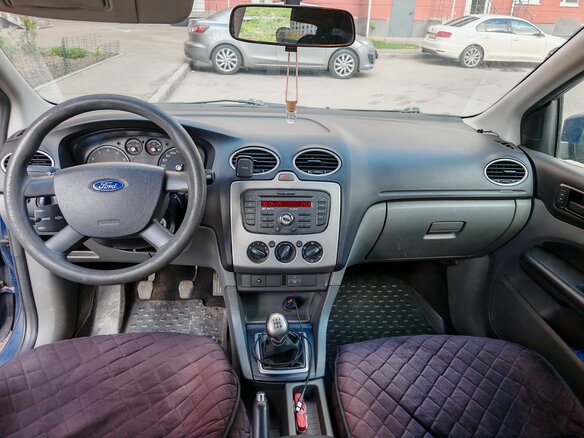 2010 Ford Focus II Рестайлинг, синий, 390000 рублей - вид 3