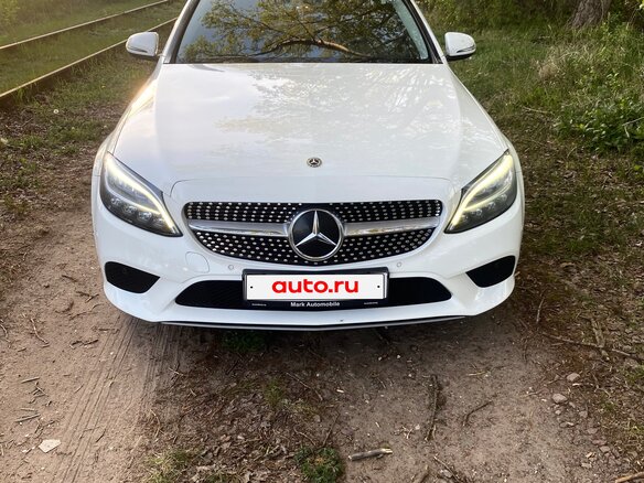 2020 Mercedes-Benz C-Класс 200 d IV (W205) Рестайлинг, белый, 2120000 рублей - вид 1