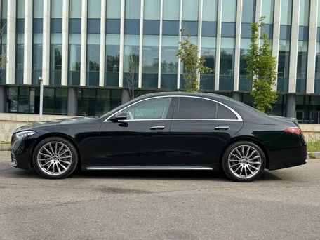 2021 Mercedes-Benz S-Класс 350 d Long 4MATIC VII (W223), чёрный, 7500000 рублей, вид 4
