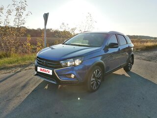2021 Lada (ВАЗ) Vesta SW Cross I, синий, 1550000 рублей, вид 2