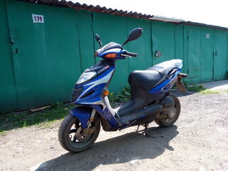2004 Suzuki Katana AY50, синий, 70000 рублей, вид 3