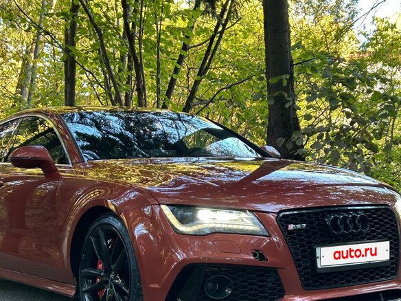 2011 Audi A7 I (4G), оранжевый, 1800000 рублей - вид 4