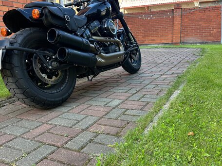 2017 Harley-Davidson Fat Bob, чёрный, 1600000 рублей, вид 5