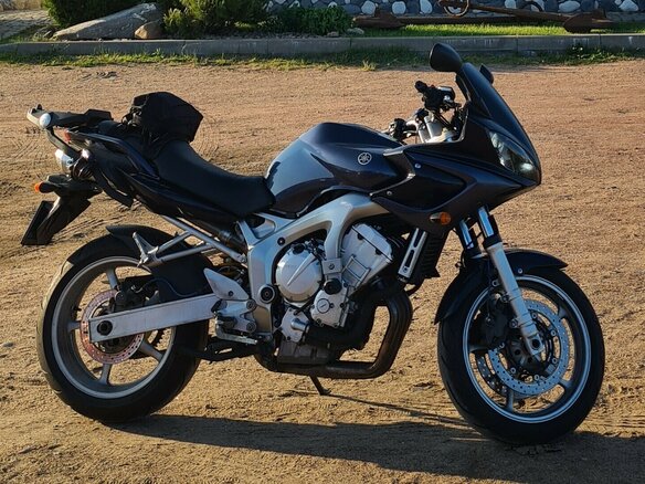 2004 Yamaha FZ6, синий, 400000 рублей - вид 2