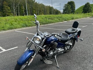 2009 Yamaha XVS650 Drag Star, синий, 530000 рублей, вид 1