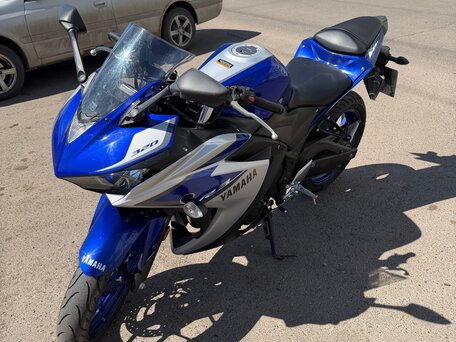 2015 Yamaha YZF-R3, синий, 440000 рублей, вид 4