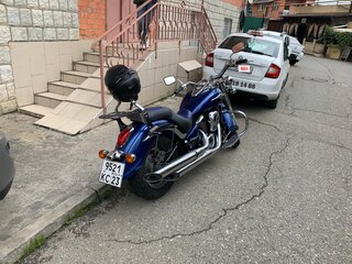 2007 Kawasaki VN900 Vulcan, синий, 550000 рублей, вид 2