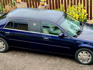 2001 Cadillac DeVille VIII, синий, 950000 рублей, вид 1