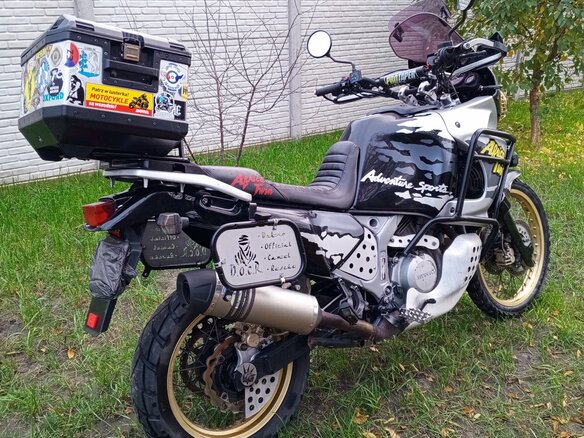 2000 Honda XRV 750 Africa Twin, чёрный, 494184 рублей - вид 1