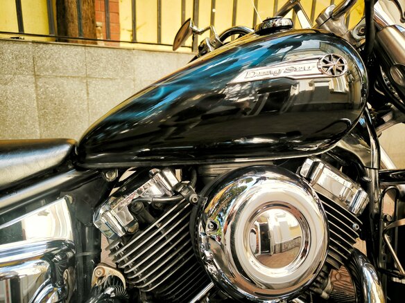 2004 Yamaha XVS400 Drag Star, чёрный, 450000 рублей - вид 15