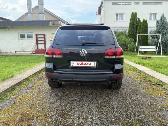 2008 Volkswagen Touareg I Рестайлинг, чёрный, 1549000 рублей - вид 6