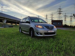 2004 Mazda MPV II (LW) Рестайлинг, серебристый, 410000 рублей, вид 4