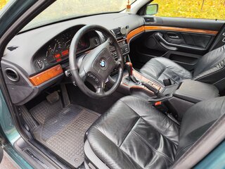 1997 BMW 5 серии 528i IV (E39), зелёный, 2500000 рублей, вид 5