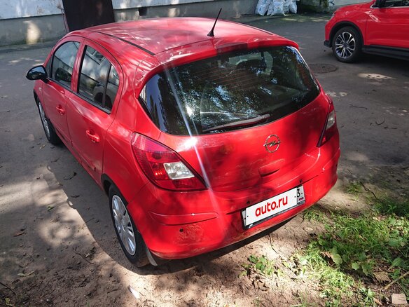 2007 Opel Corsa D, красный, 300000 рублей - вид 2