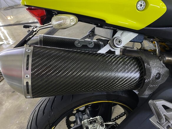 2008 Ducati Monster 696, жёлтый - вид 13