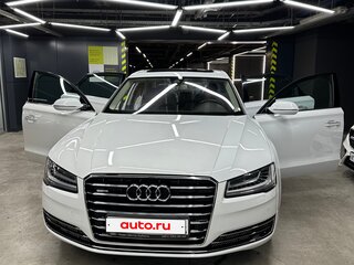 2014 Audi A8 Long III (D4) Рестайлинг, белый, 2350000 рублей, вид 1
