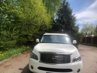 2012 Infiniti QX56 II, белый, 2500000 рублей, вид 1