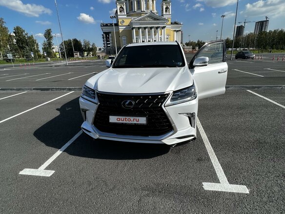 2019 Lexus LX 450d III Рестайлинг 2, белый, 8585585 рублей - вид 9