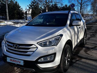2013 Hyundai Santa Fe III, белый, 1615000 рублей, вид 1