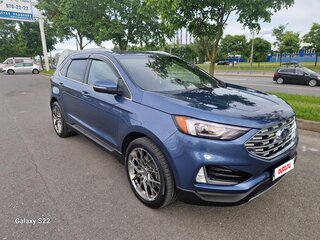 2019 Ford Edge II Рестайлинг, синий, 2700000 рублей, вид 3