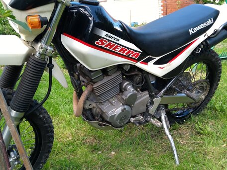 2004 Kawasaki KL 250, белый, 365000 рублей, вид 1