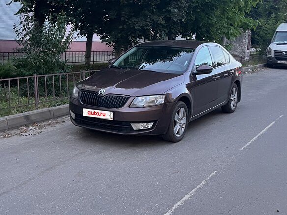 2015 Skoda Octavia III (A7), коричневый, 1210000 рублей - вид 3