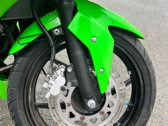 2008 Kawasaki Ninja 250R, зелёный, 370000 рублей - вид 5