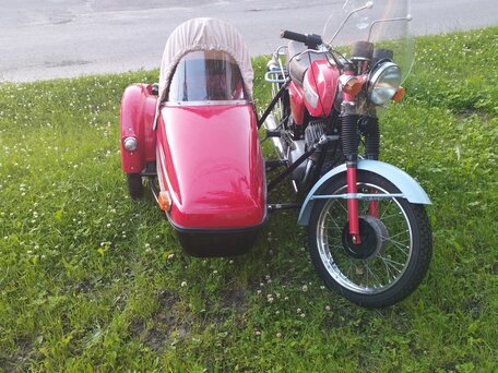 1983 Jawa 350/634, красный, 300000 рублей, вид 1